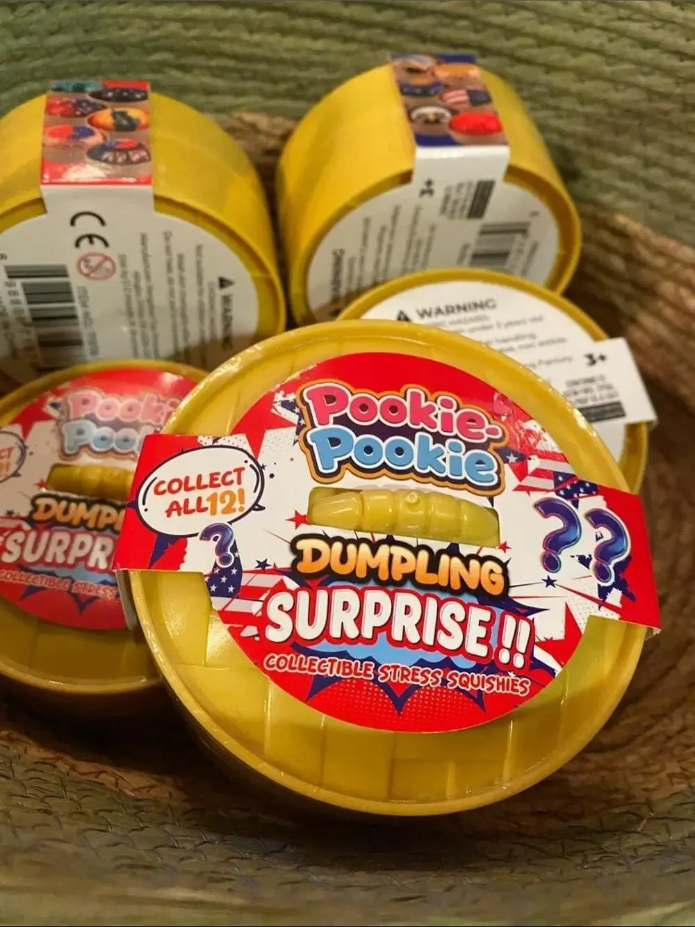 Pookie Pookie Dumpling Surprise!! USA themed Collectible Stress Squishy